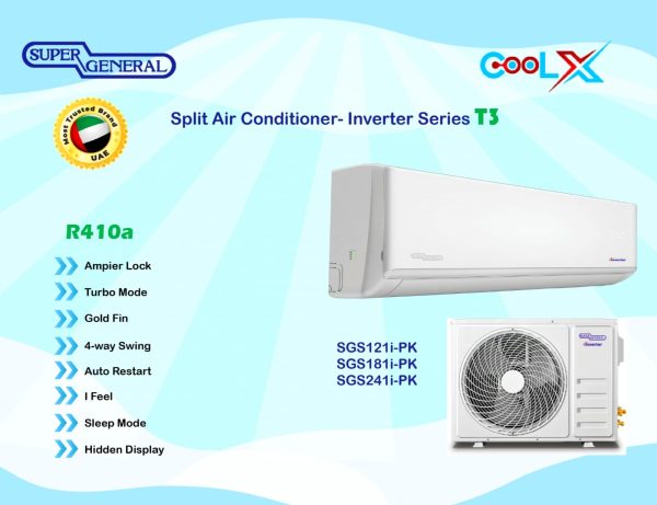 Super General Ac T3 1.5ton Inverter