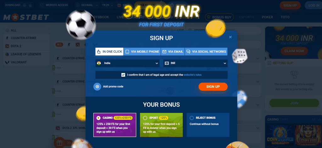 Mostbet Cassino Online e Apostas Esportivas